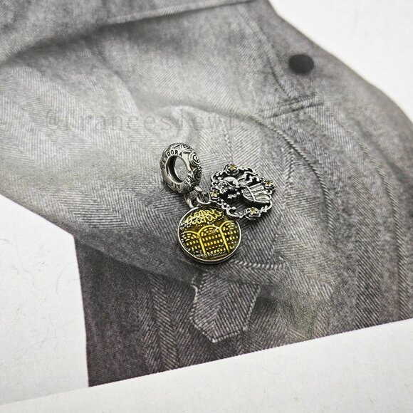 Pandora Beauty and the Beast Dancing Dangle Charm - Picture 3 of 4